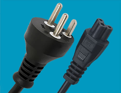 Dinamarca DEMKO AFSNIT 107-2-D1 Enchufe de 3 pines al conector para computadora portátil IEC 60320 C5, cables de alimentación de Dinamarca