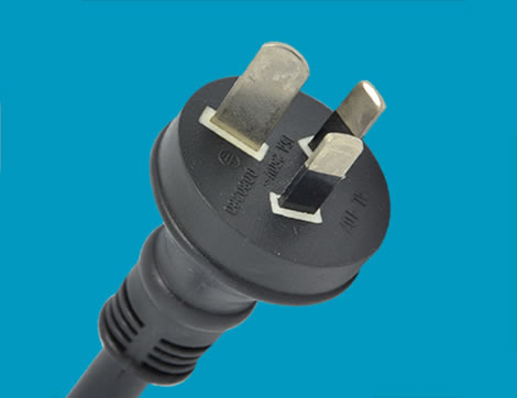 Enchufe de los pernos AS/NZS 3112 de SAA 15A 3, cables de fuente de alimentación de Australia